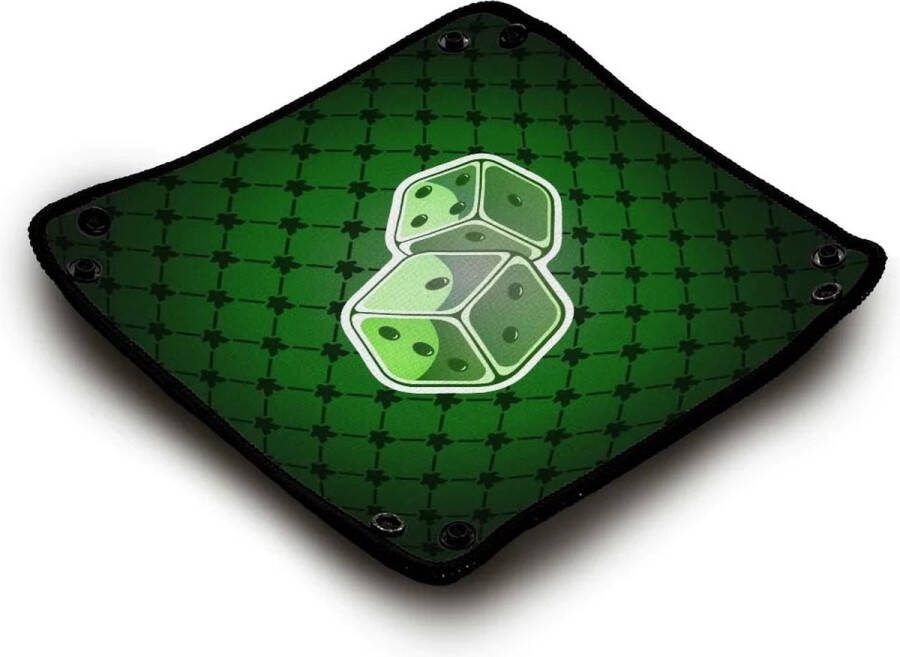 Geronimo Games Offline Dice Tray: Roller Green