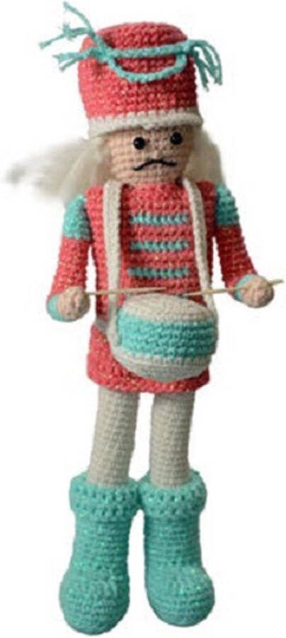 Wolcafé Haakpakket Notenkraker Roze Turquoise