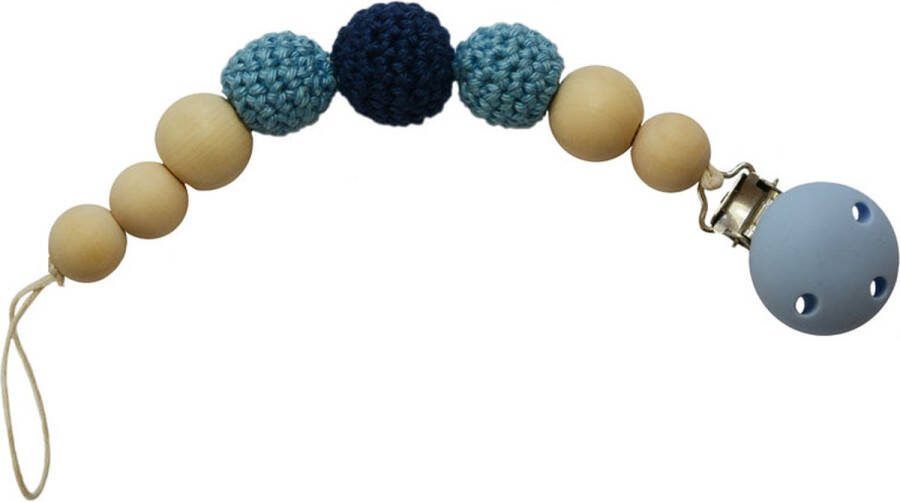 Wolcafé Haakpakket speenkoord blauw