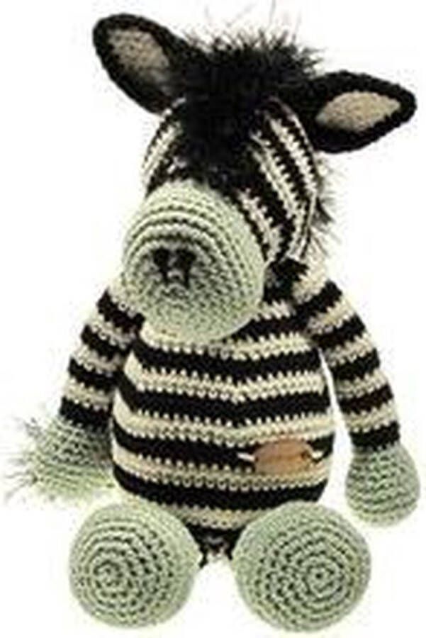 Wolcafé Haakpakket zebra Seb