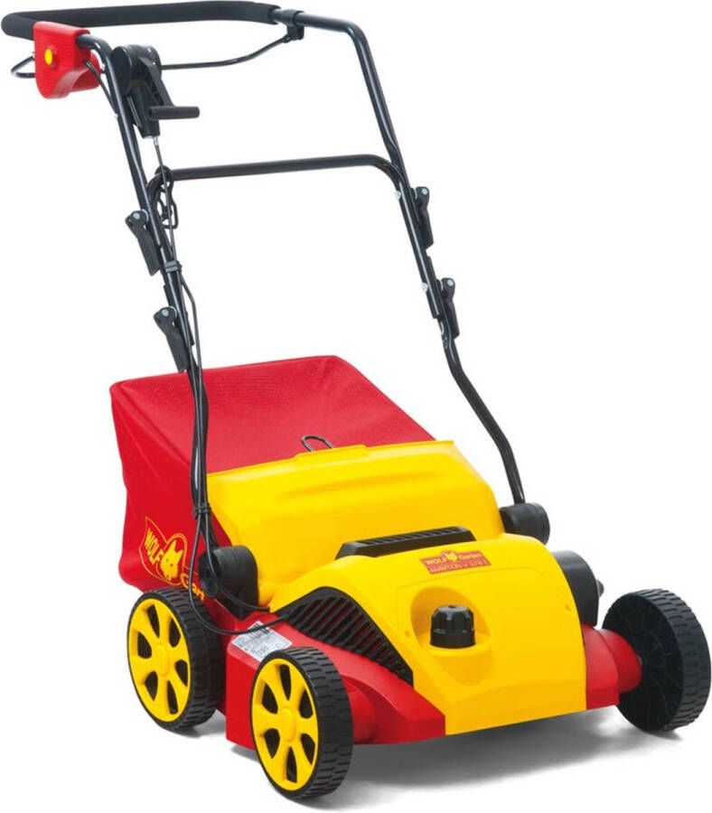 WOLF-Garten Elektrische verticuteermachine VA 378 E werkbreedte 37 cm opvangzak 50 l 1800 W motor moshark verticuteren opvangen