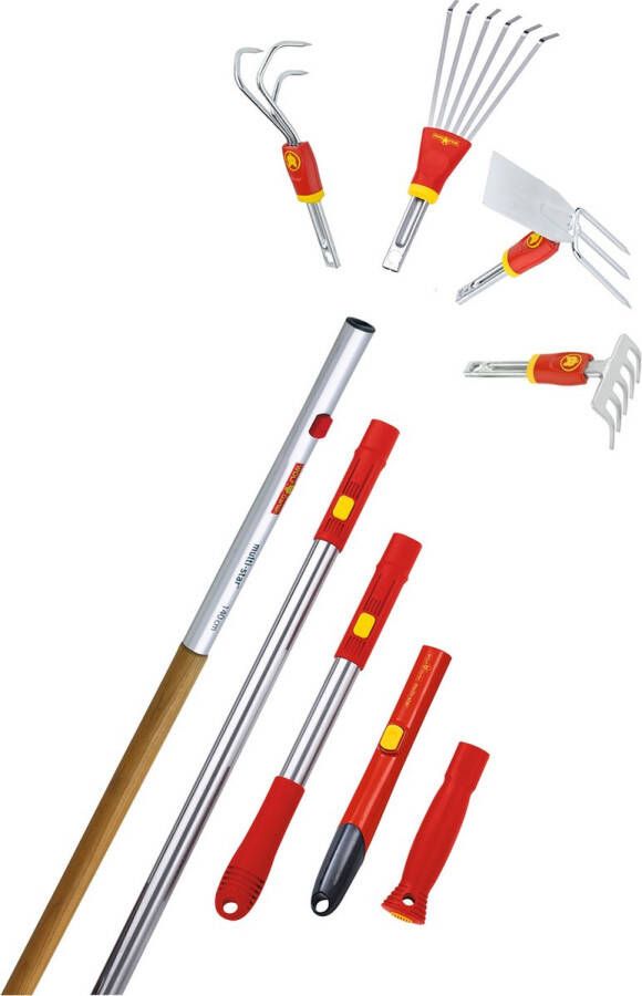 Wolf-Garten Multi-star Steel ZM170 Systeemgereedschap Bruin Essen 170 cm Hout