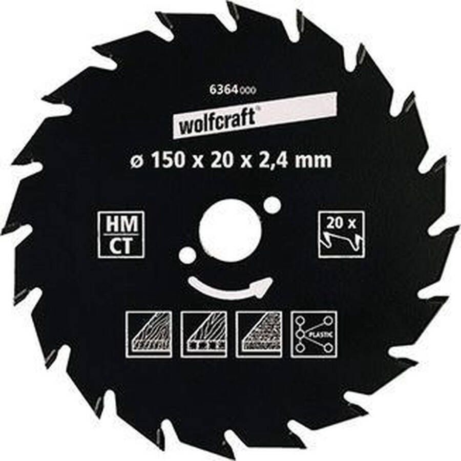 Wolfcraft Cirkelzaagblad 184mm