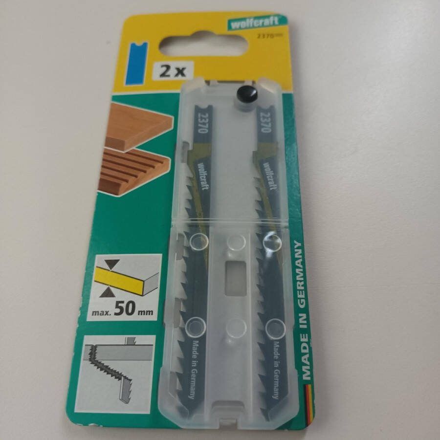 Wolfcraft Decoupeerzaagblad Grof HCS 100 mm 2 Stuks
