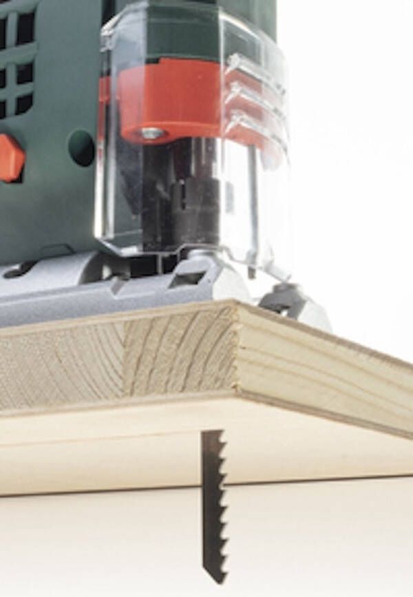 Wolfcraft Decoupeerzaagbladen HCS Alles soorten Hout T-schacht Grove en snel zaagwerk 100mm Max Zaagdikte 50mm 5 stuks