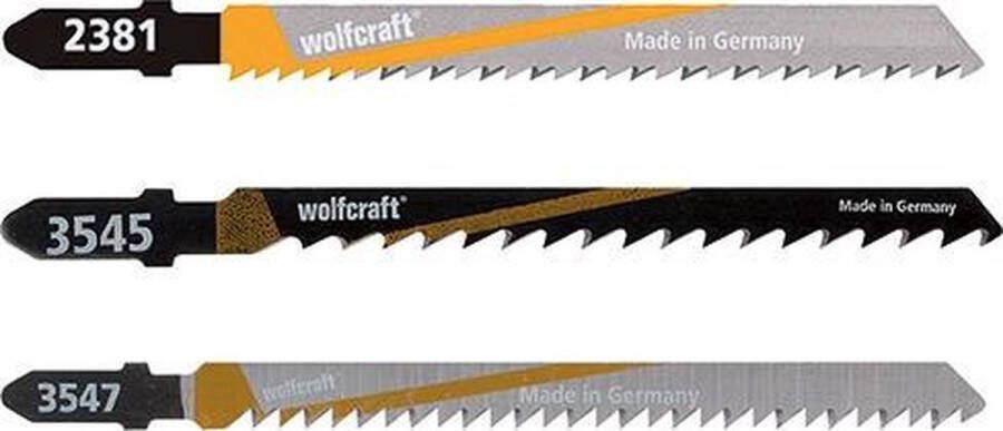 Wolfcraft Decoup.zaagbl set Keuken T-schacht 3 delig