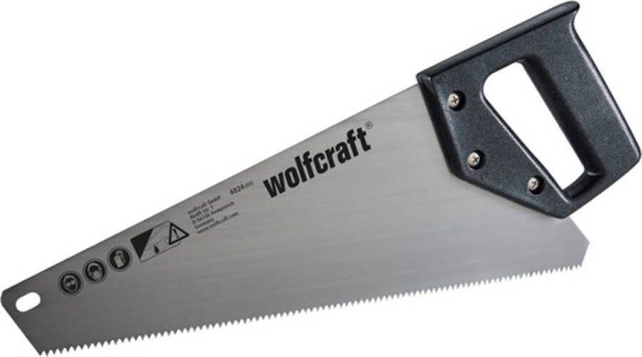 Wolfcraft Zaag Handzaag Houtzaag Steekzaag voor het zagen van gipsplaten kunststof en hout 4024000