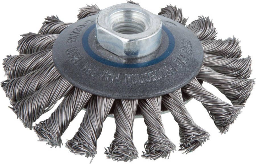 Wolfcraft Kegel-draadborstel gevlochten M 14 schroefdraad artikel nr. 2153000