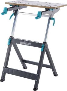 Wolfcraft MASTER 750 Ergonomische Werktafel met Bankschroef Inklapbaar 3-in-1 Machinetafel 6871000 10 JAAR GARANTIE