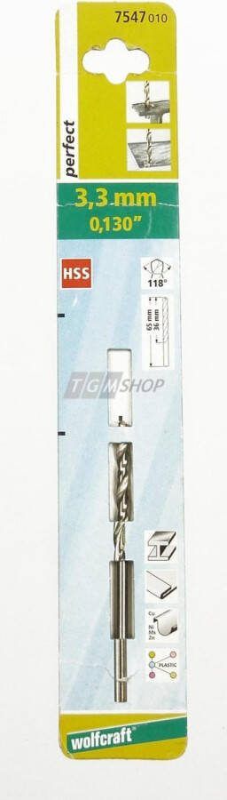 Wolfcraft Perfect HSS Boor diameter 3 mm (# 7547010)