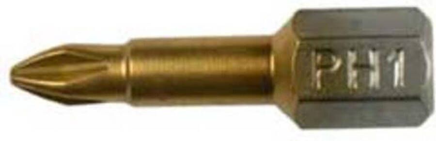 Wolfcraft Phillips Bits TiN Torsion PH 2 25 mm 2 Stuks