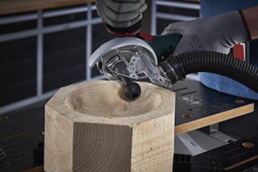 Wolfcraft Houtbewerking set voor haakse slijpers 4-delig 115-125mm M14 Vijlenset
