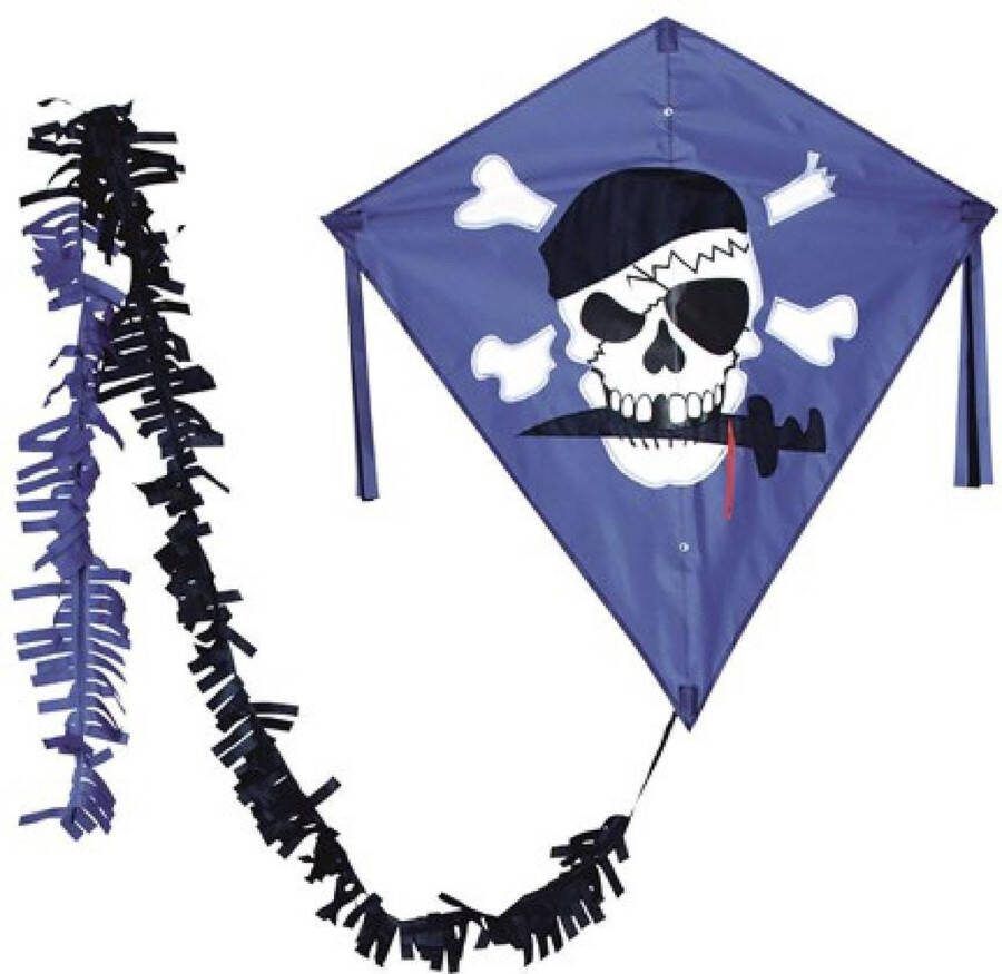 Wolkensturmer Wolkenstürmer Vlieger Eddy Fred 75 Cm Polyester Blauw 3-delig
