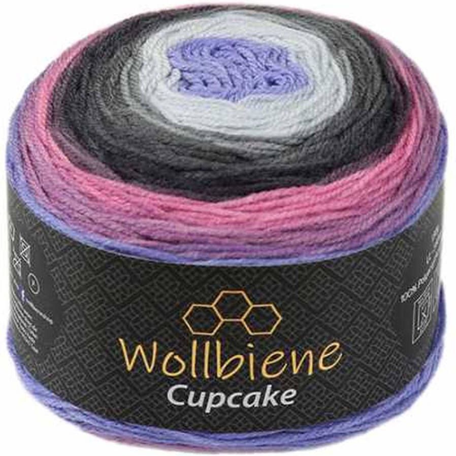 Wollbiene Cupcake Verloopgaren 150 gram 540 meter Breigaren Haakgaren 2170