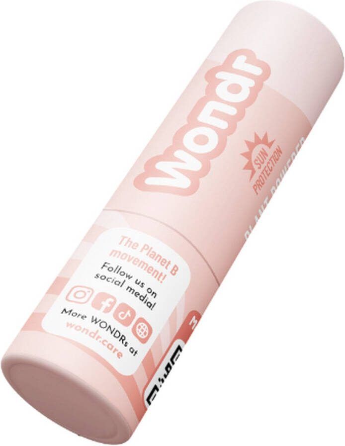 WONDR Plant Powered Lip Balm Lippenbalsem Voedend & beschermend Antioxidant -Zonnebescherming (SPF)