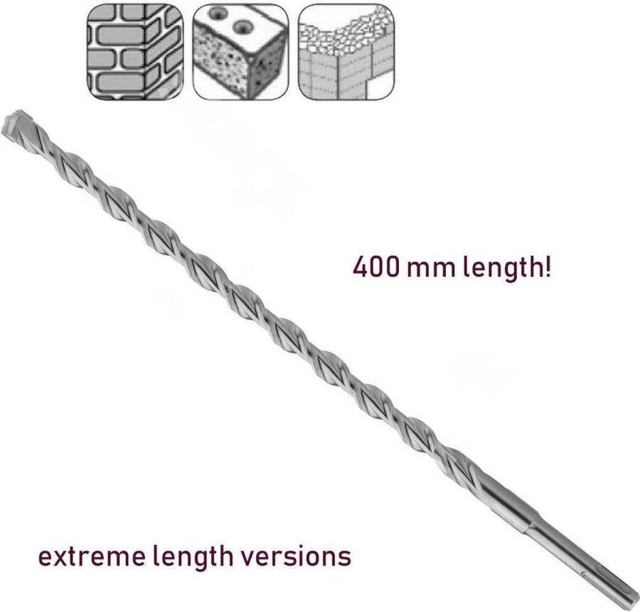 Wood Tools & Deco SDS-plus betonboor 18x400 mm extra lang