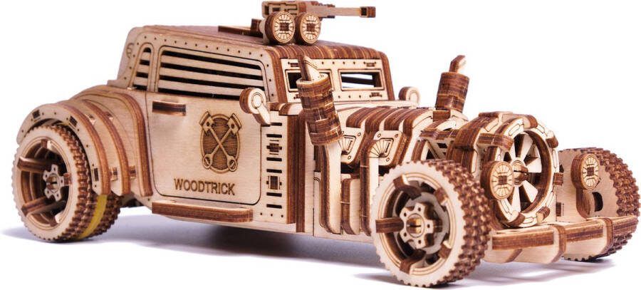 Wood Trick Apocalyptische auto houten modelbouw 3D puzzel