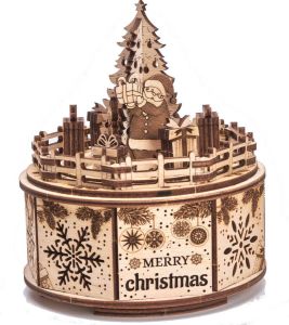 Wood Trick Gifts from Santa Houten Modelbouw Muziekdoos