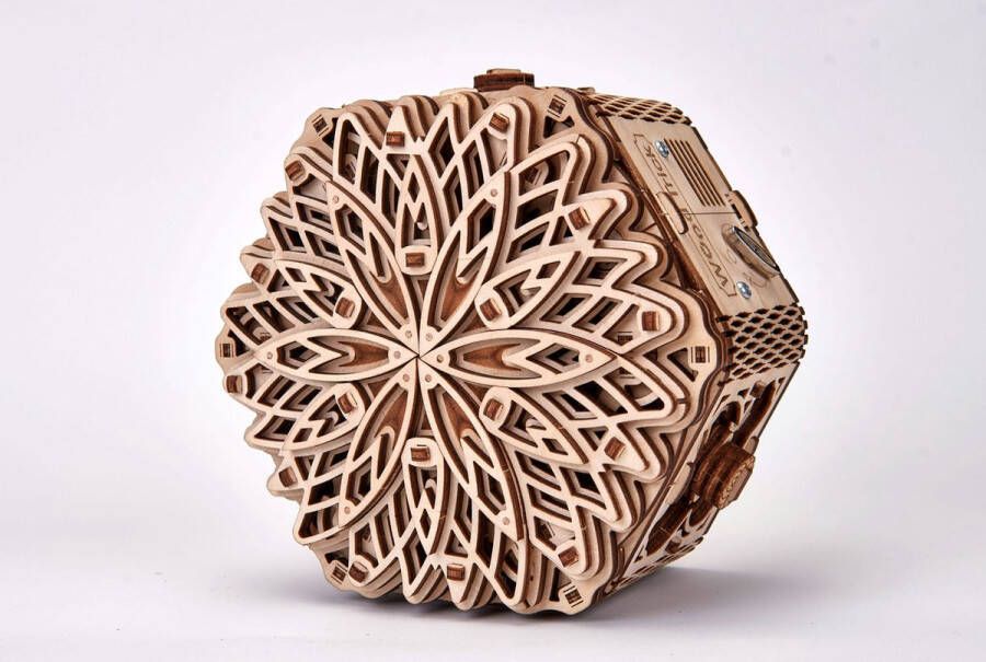 Wood Trick WoodTrick – Modelbouw 3D houten puzzel – Mystery flower (WDTK045) – 278 stuks Geen lijm noch verf nodig!