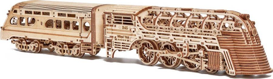 Wood Trick WoodTrick Modelbouw 3D houten puzzels – Atlantic Express trein (WDTK029) 636 stuks Geen lijm noch verf nodig