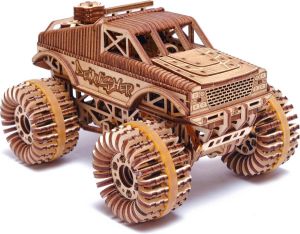 Wood Trick Monster Truck Houten Modelbouw