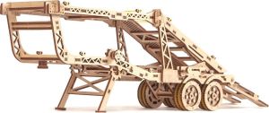 Wood Trick Trailer Met Jeep Uitbreiding Set Voor Truck Houten Modelbouw