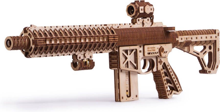 Wood Trick WoodTrick – Modelbouw 3D houten puzzel – Assault Gun AR-T (WDTK057) – 496 stuks Geen lijm noch verf nodig!