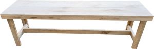 Wood4you Bankje Eikenhout Rotterdam 140Lx40Hx38D cm
