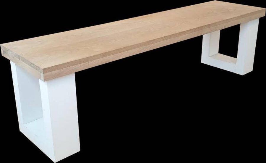 Wood4You Bank New England Eikenhout Zitbankje 160 Cm Parkbank Zitbank Bank Tuinbank Hout