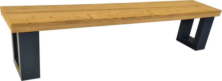 Wood4you Bankje New England Roasted wood 130Lx40Hx38D cm