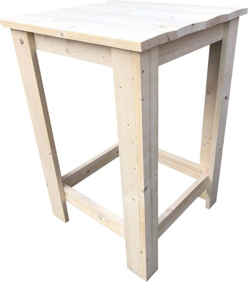 Wood4you Bartafel Finn bartafel -Nieuw steigerhout 74Lx110Hx74D cm