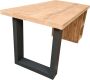 Wood4you Bureau San Diego steigerhout 160Lx70Dx75H cm antraciet - Thumbnail 3