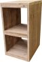 Wood4You Bureaukastje Steigerhout 34lx36bx50h Cm Hout Werkbureau - Thumbnail 5