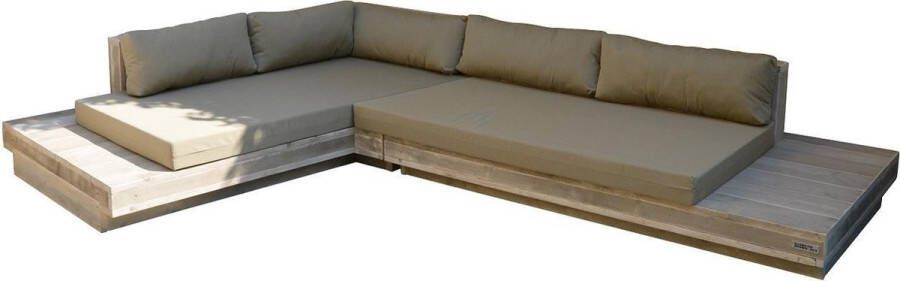 Wood4you Loungeset 12 Steigerhout 200cm 250cm incl kussens (GL)