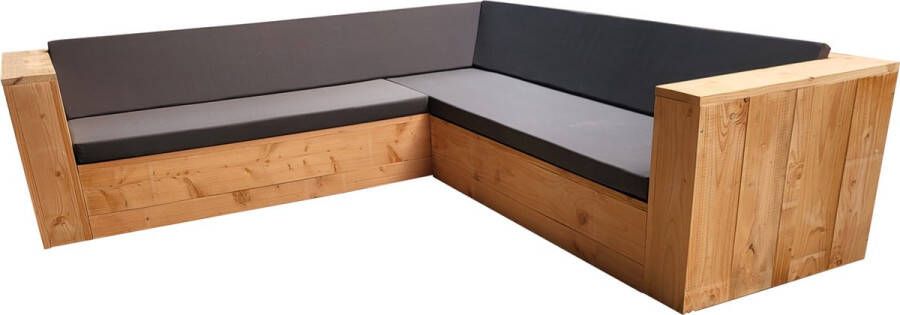 Wood4you Loungeset 1 Douglas 180x180 cm incl kussens