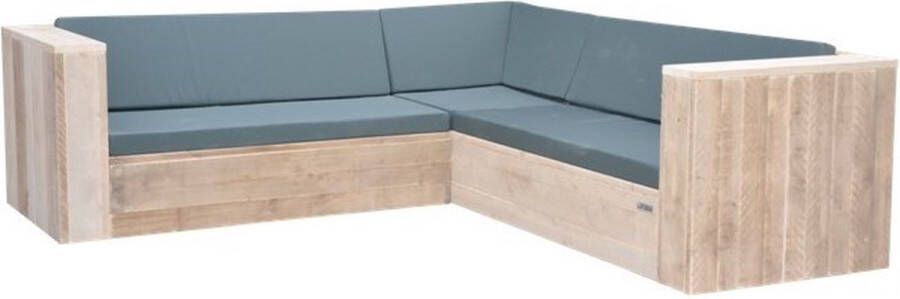 Wood4you Loungeset 2 steigerhout 240x200 cm incl kussens GL