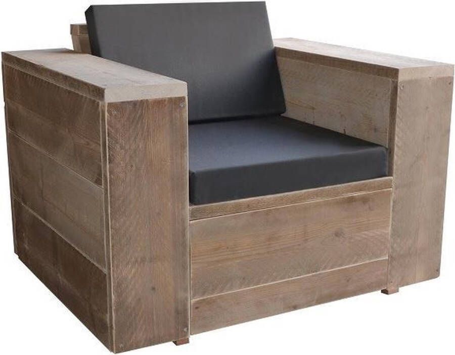 Wood4you Loungestoel Washington 100Lx60Hx80D cm