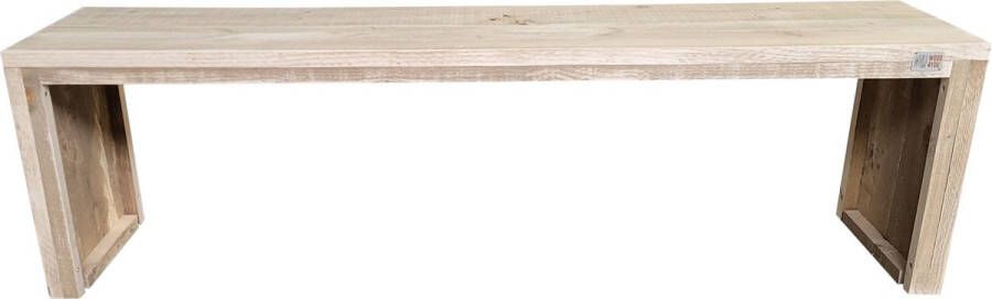Wood4you Sanderswoodworks Amsterdam Tuinbank Steigerhout 150Lx43Hx38D cm