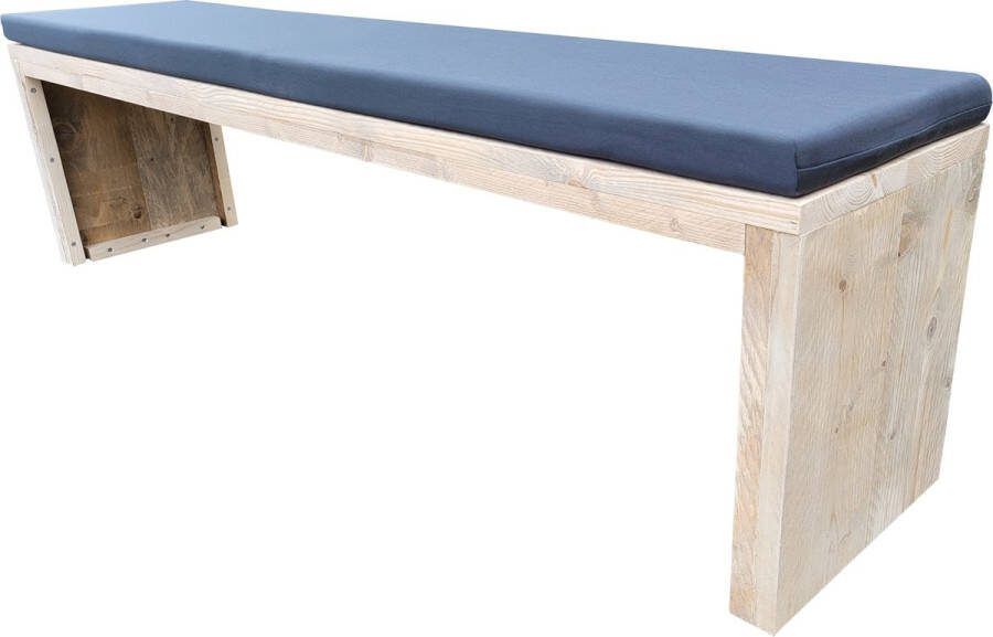 Wood4you Sanderswoodworks Amsterdam Tuinbank Steigerhout 180Lx43Hx38D cm