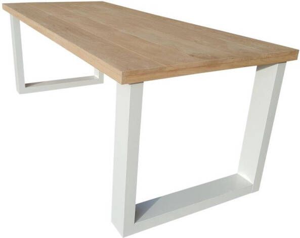 Wood4you Sanderswoodworks Eettafel New England Eikenhout 220L x 90B x 78H cm