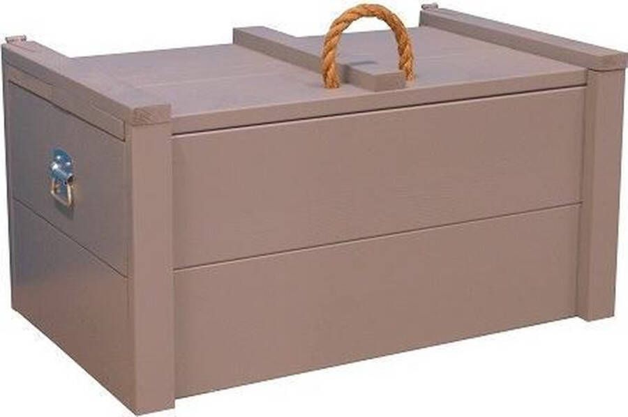 Wood4you Speelgoedkist Army grijs steigerhout 80Lx44Hx50D cm
