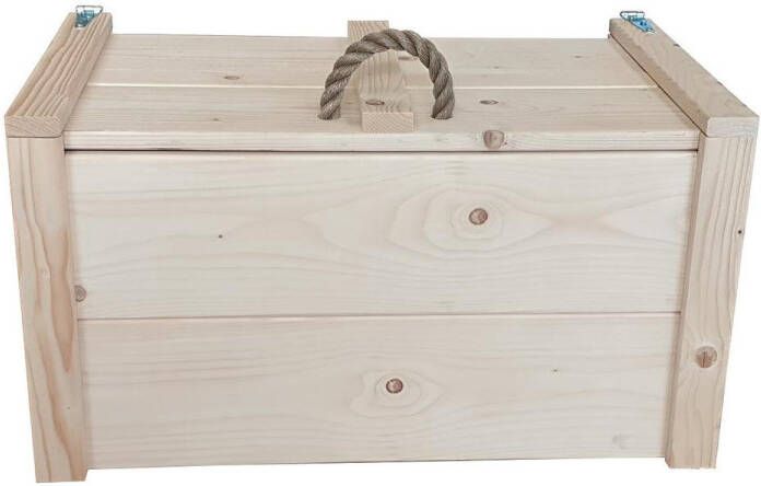 Wood4you Speelgoedkist Army Vurenhout 90Lx44Hx50D cm