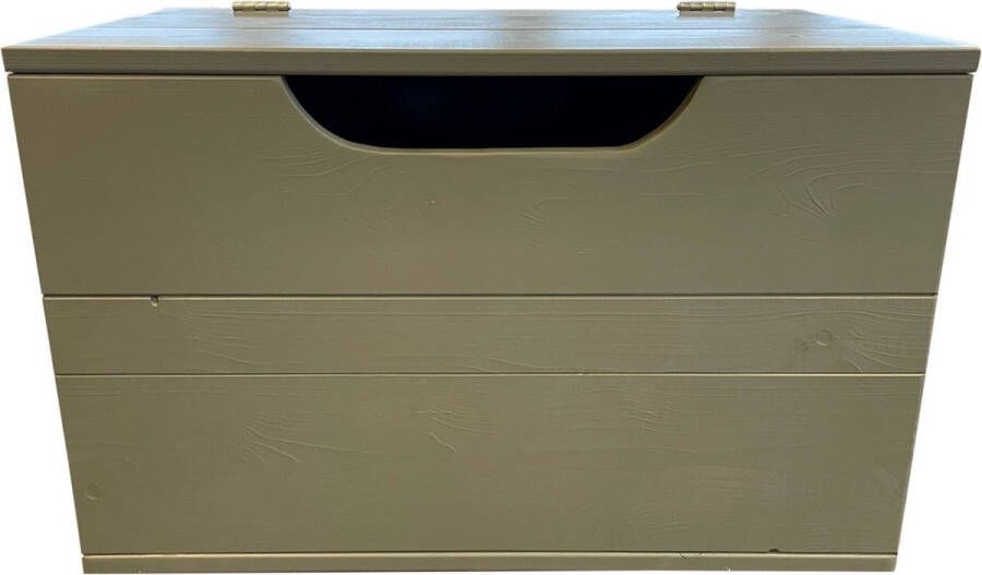 Wood4you Speelgoedkist Kick opbergkist 70Lx50Dx50H cm Opbergkist Dekenkist Opruimkist Speelgoedbank