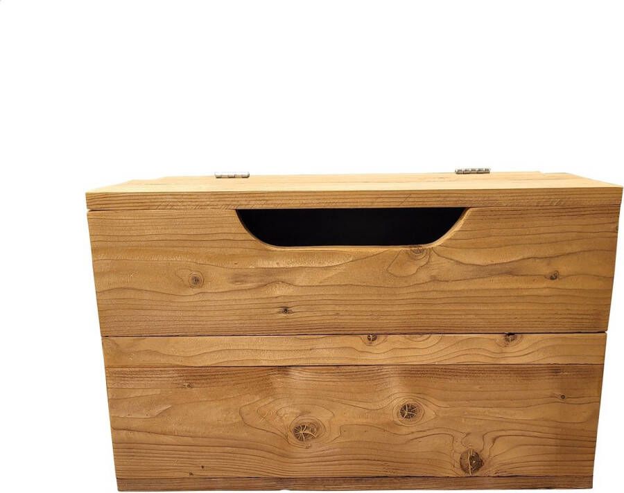 Wood4you Speelgoedkist Kick opbergkist 90Lx50Dx50H cm Opbergkist Dekenkist Opruimkist Speelgoedbank
