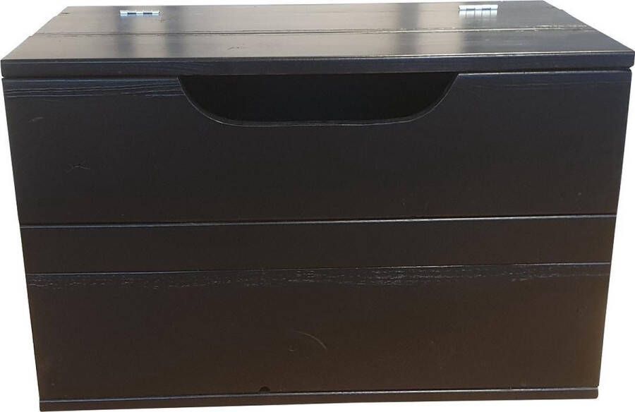 Wood4you Speelgoedkist Kick opbergkist 80Lx50Dx50H cm Opbergkist Dekenkist Opruimkist Speelgoedbank