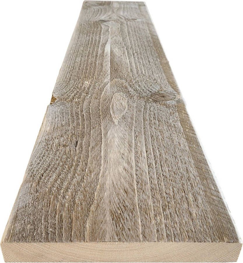 Wood4you Verouderde steigerplanken Steigerhout 5 x 100L cm x 18B cm x 2.6 D cm