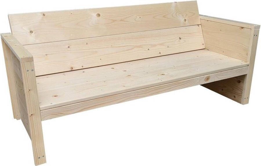 Wood4you Tuinbank Ameland 'Doe Het Zelf' Bouwpakket Vurenhout 152lx72hx57d Cm