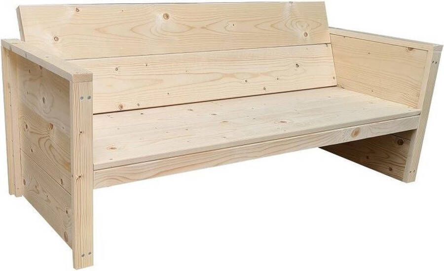 Wood4you Tuinbank Ameland &apos;Doe Het Zelf&apos; Bouwpakket Vurenhout 152lx72hx57d Cm