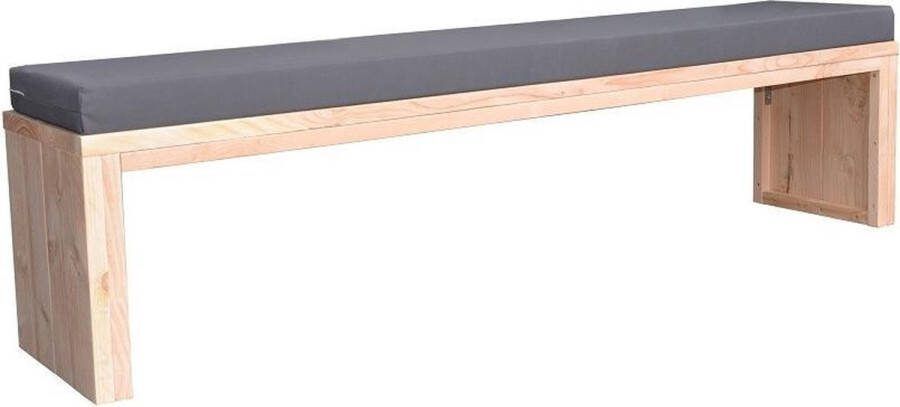 Wood4You Tuinbank Amsterdam Incl Kussen 190 Cm Parkbank Zitbank Bank Tuinbank Hout