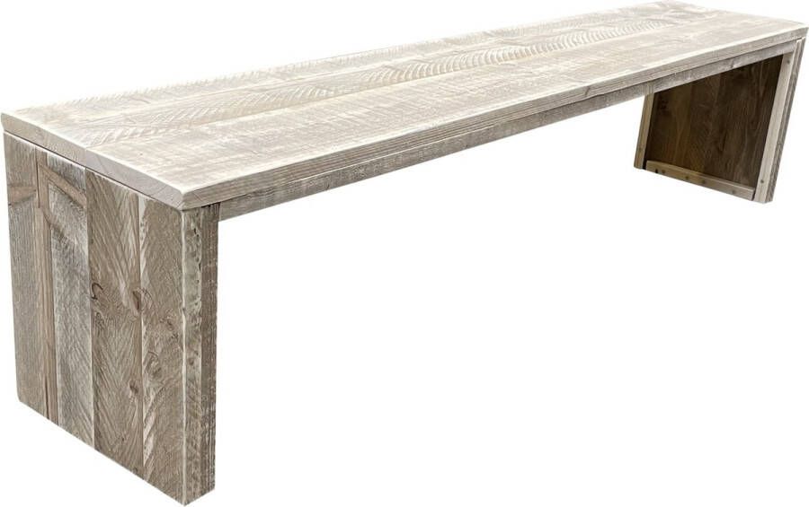 Wood4You Tuinbank Amsterdam Steigerhout 140 Cm Parkbank Zitbank Bank Tuinbank Hout